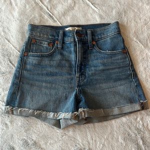 Madewell High-Rise Denim Shorts; Size 23;
